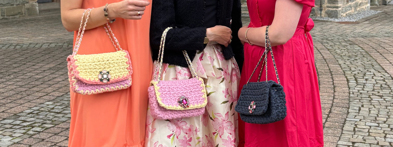 Katja von Croÿ Häkeltaschen Outfit Hochzeit